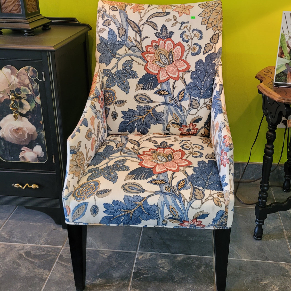 Floral Accent Chair
