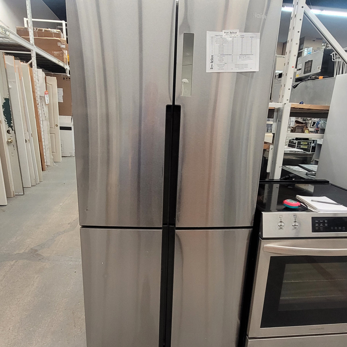 Haier Stainless Steel Four-Door Refrigerator