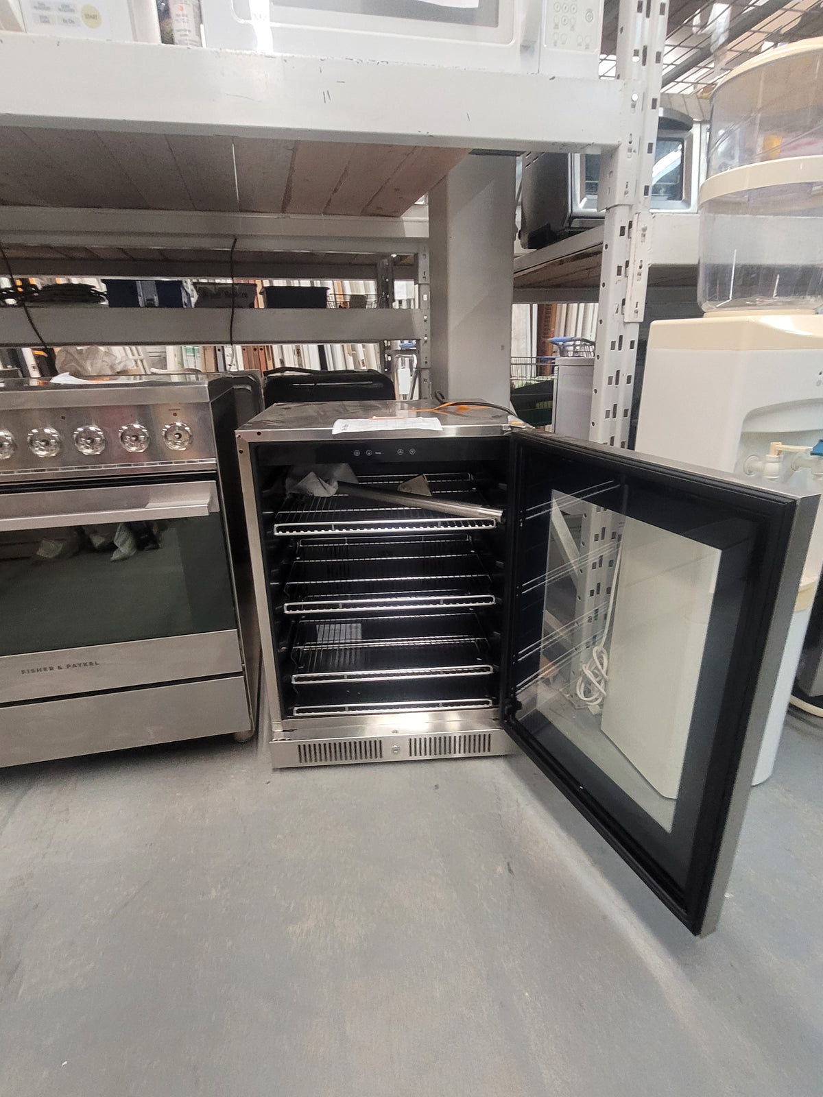 NewAge Stainless Steel Beverage Fridge