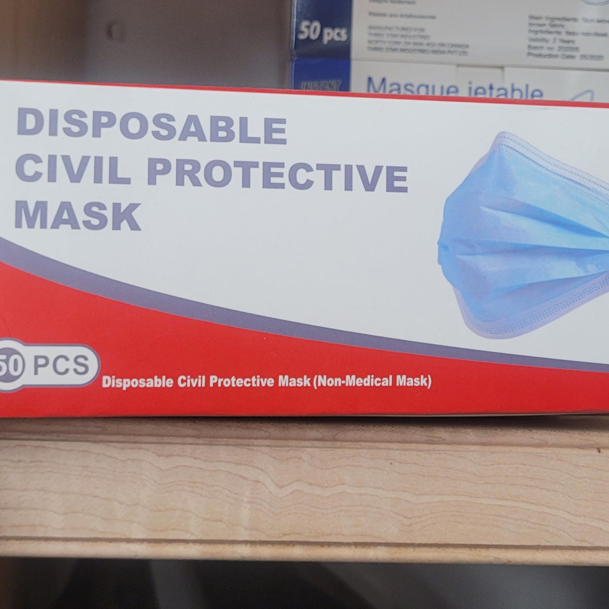Disposable Non-Medical Face Masks – Box of 50