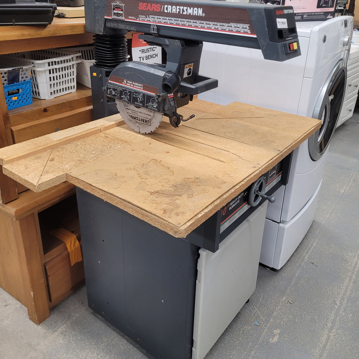 Sears Craftsman 10-Inch Radial Arm Saw with Stand