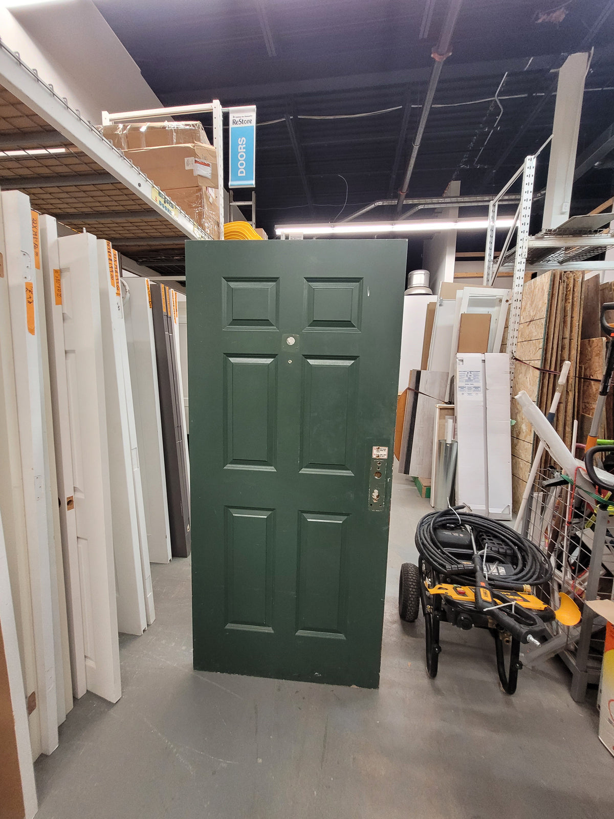 Green or Burgundy Six-Panel Door – 20-Minute Fire Rating