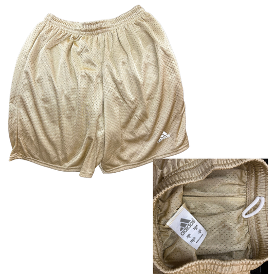 ADIDAS Men’s Athletic Shorts - Gold - Small