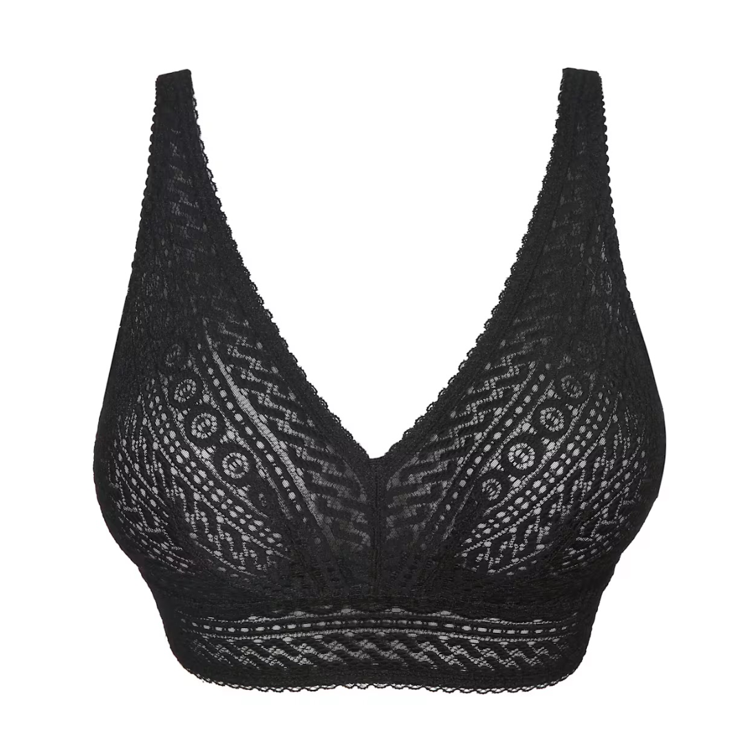 PrimaDonna Montara Wireless Full Cup Bralette - Black