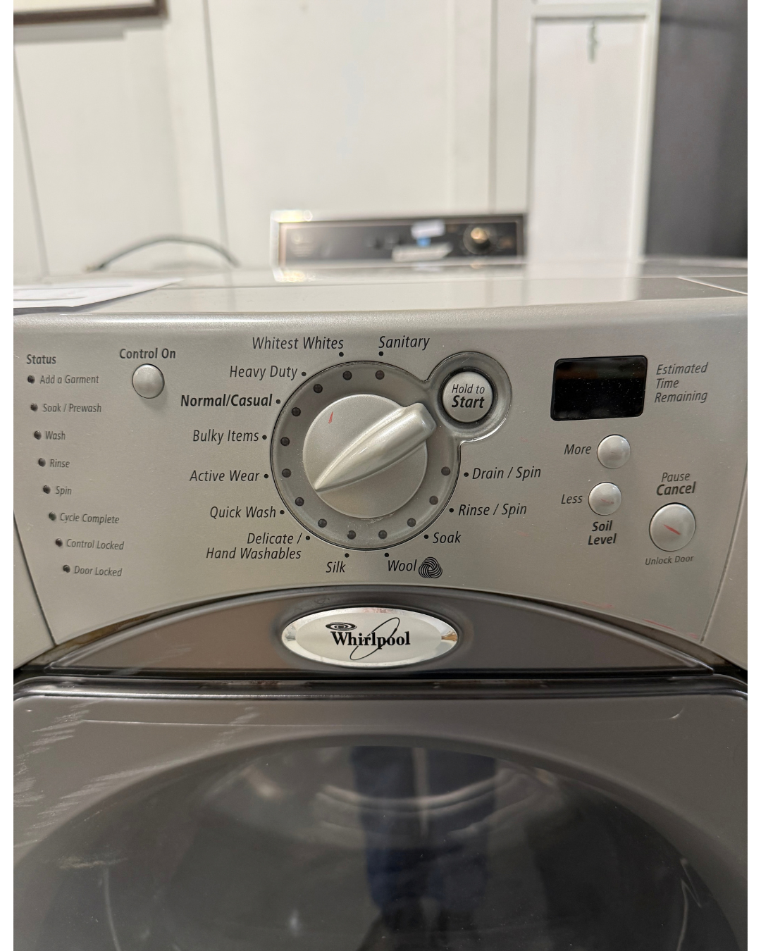 Whirlpool Duet Silver Front Load Washing Machine