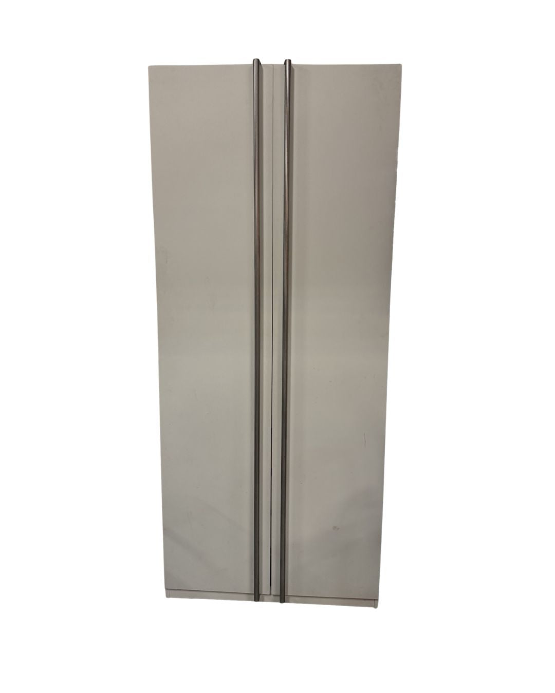 Tall White Storage Cabinet with Drawers & Shelving