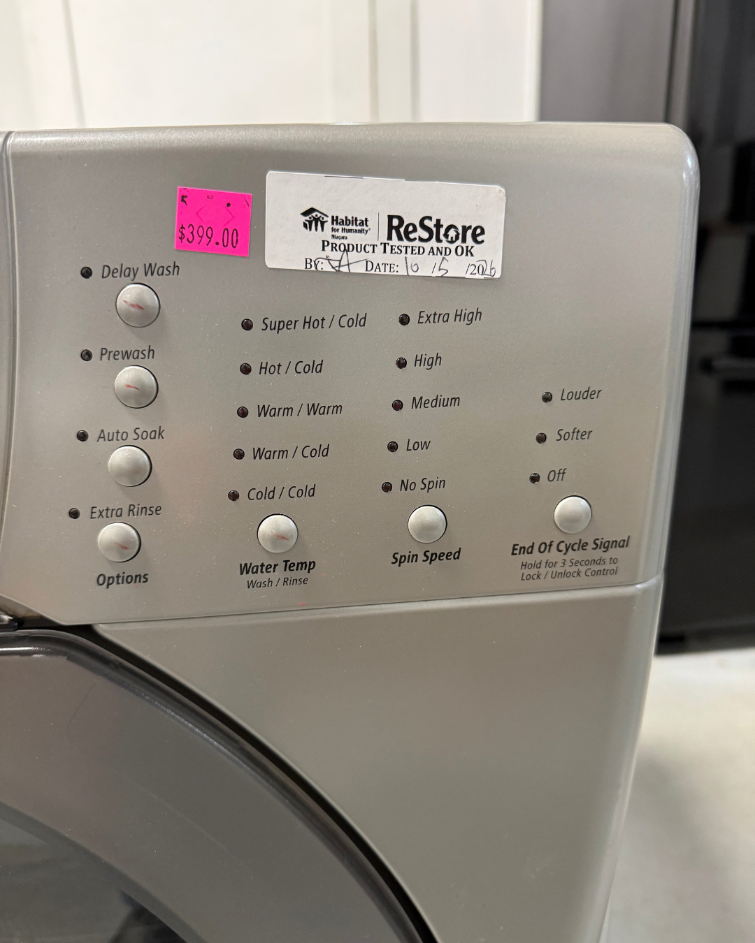 Whirlpool Duet Silver Front Load Washing Machine
