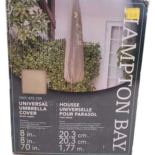 All-Weather Patio Umbrella Cover – Beige