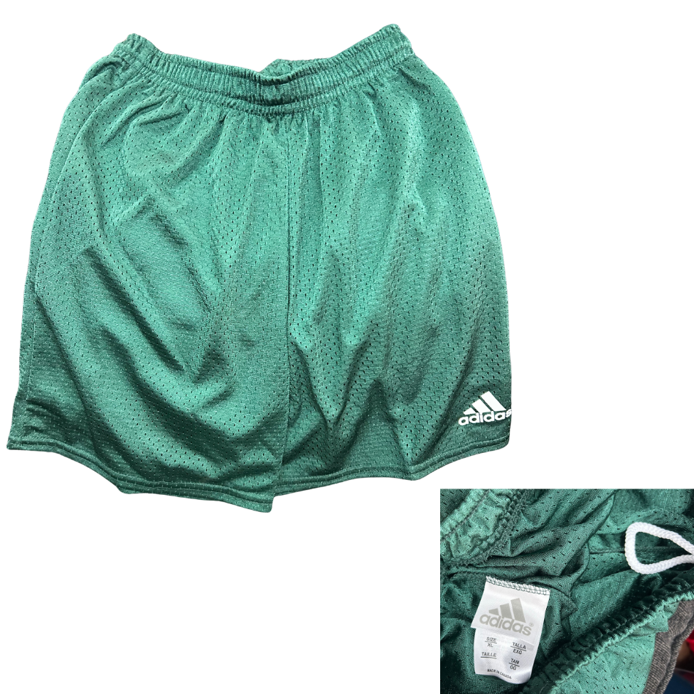ADIDAS Youth Athletic Shorts - Green XL