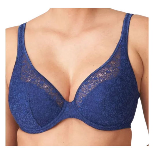 PrimaDonna Twist Half Padded Plunge Bra - Royal Blue