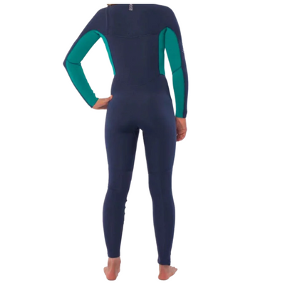 SISSTR 7 Seas 4/3 Chest Zip Wetsuit -Sz8– Strong Blue