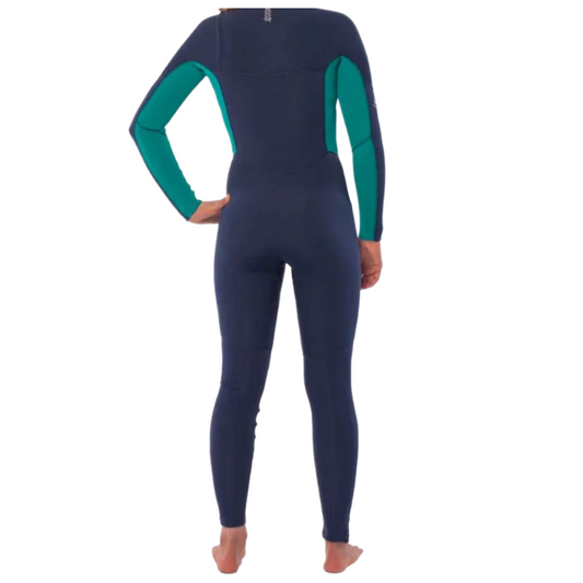 SISSTR 7 Seas 4/3 Chest Zip Wetsuit -Sz10– Strong Blue
