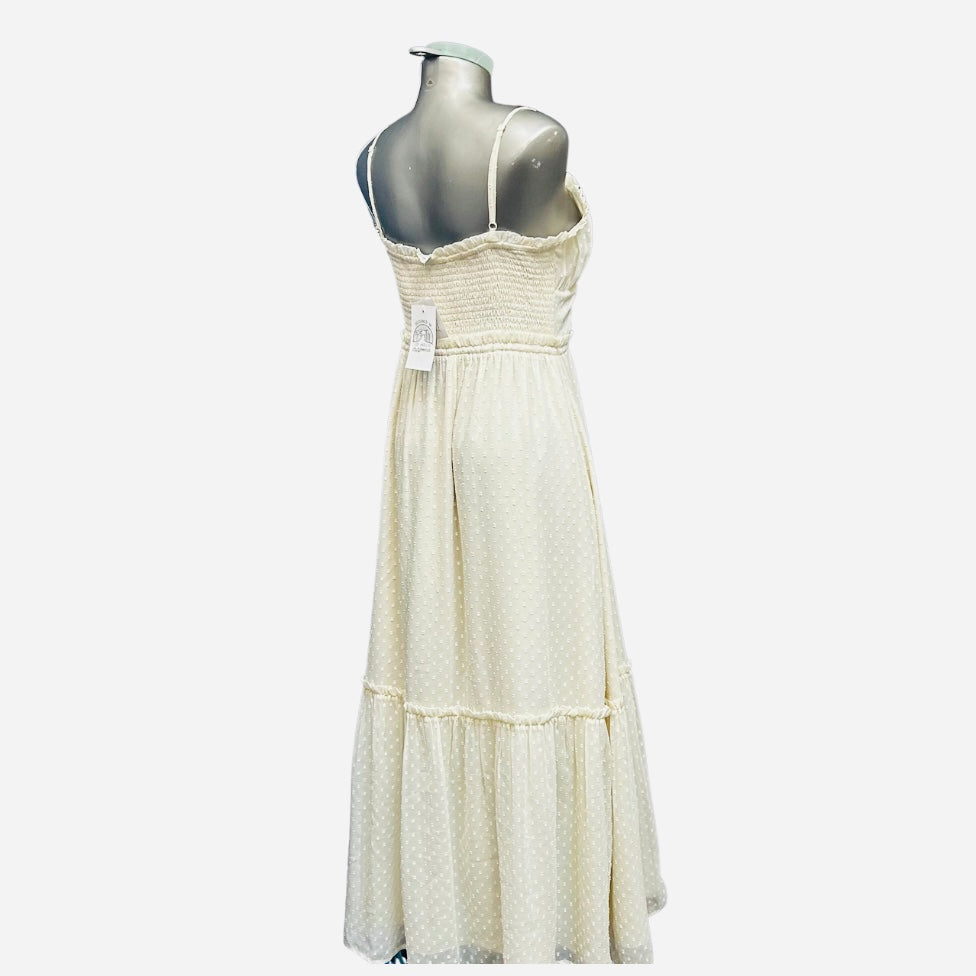 PATRONS OF PEACE Swiss Dot Maxi Dress - Medium