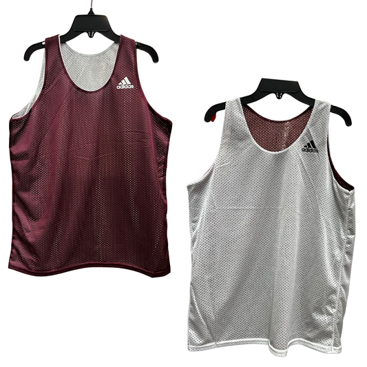 ADIDAS Reversible Athletic Tank - Plum & White - Ladies 3XL