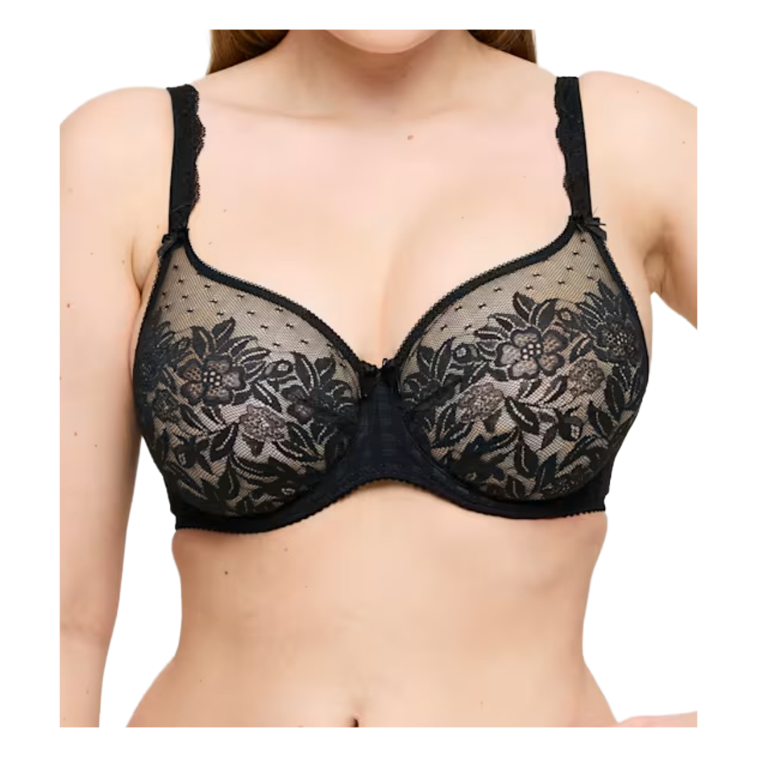 Primadonna “Madison” Non-Padded Full Cup Seamless Bra - Black