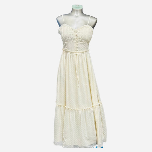 PATRONS OF PEACE Swiss Dot Maxi Dress - Medium
