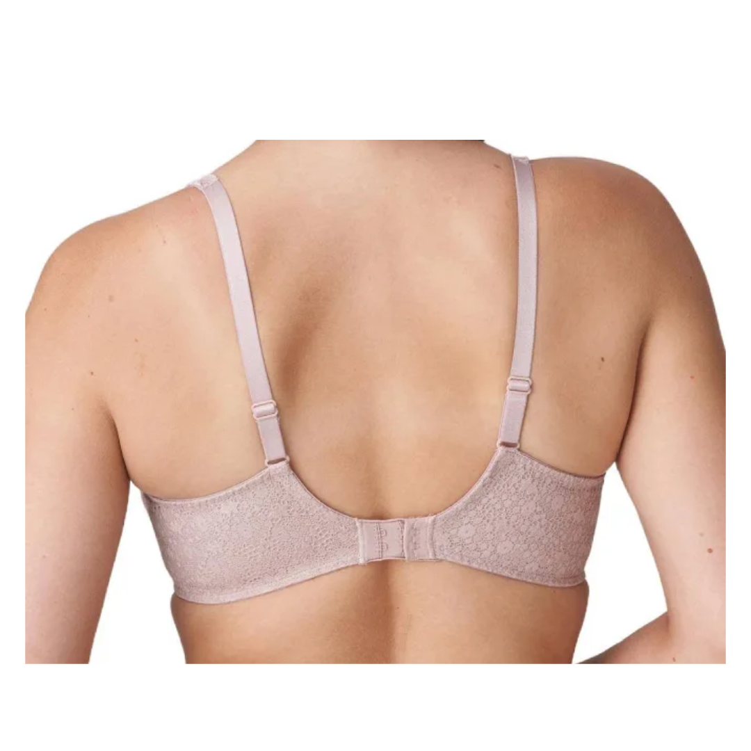 PrimaDonna Twist Half Padded Plunge Bra - Rosewood