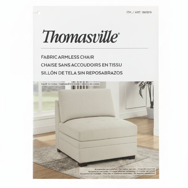 TISDALE ARMLESS CHAI — L26-5