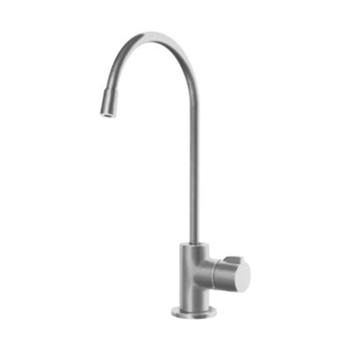 BLANCO Sola stainless steel cold water kitchen faucet with high-arc spout and single handle