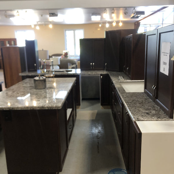 Brown Shaker Kitchen with Granite