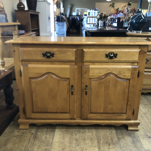 Vintage-Style Wooden Buffet Cabinet