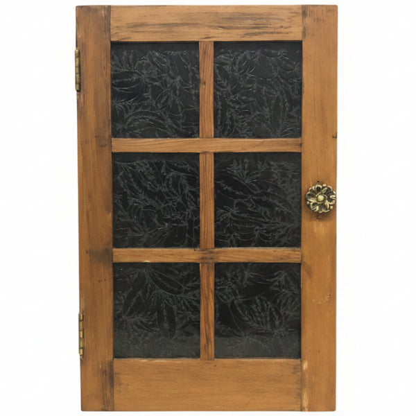 Solid Wood Sideboard Cabinet with Glass Doors