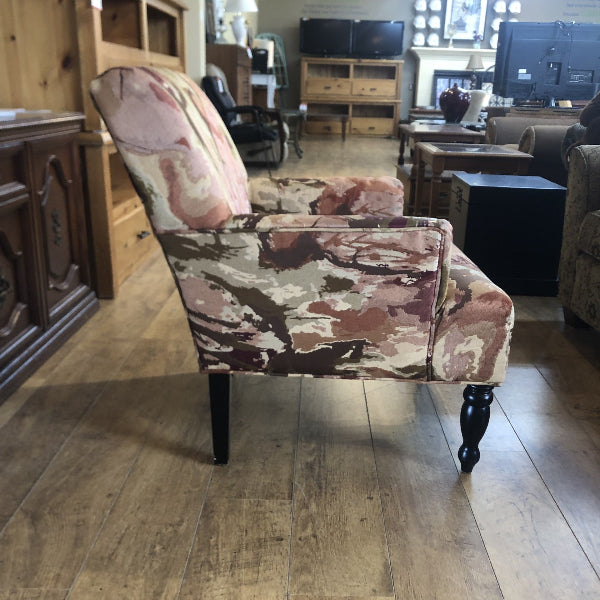 Vintage Floral Accent Chair