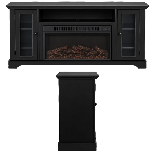 Black Fireplace