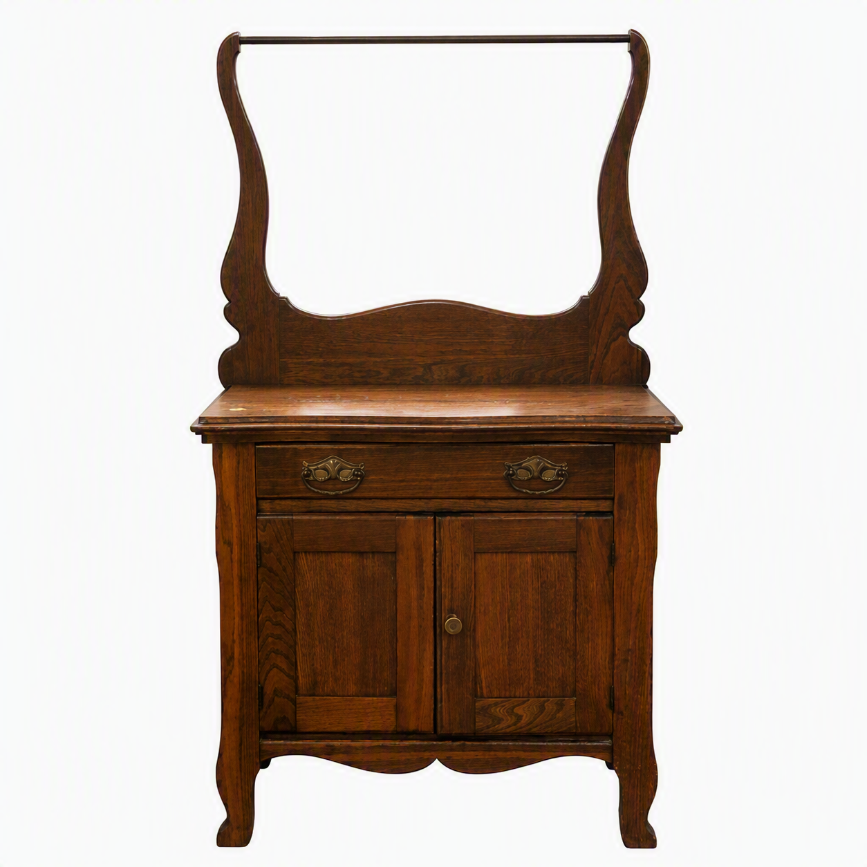 Antique Vintage Oak Washstand