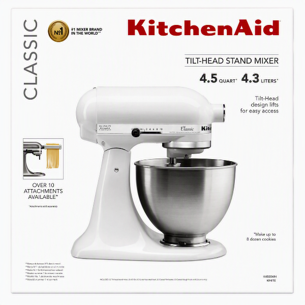KitchenAid 4.5 QT Classic Stand Mixer with Tilt Head