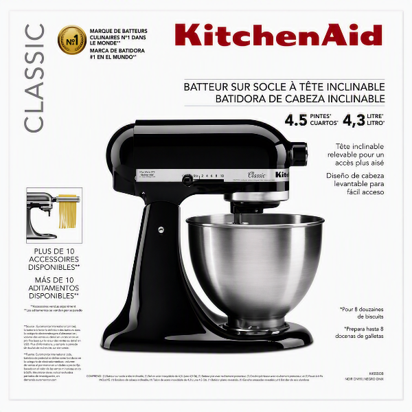 KitchenAid 4.5 QT Classic Stand Mixer with Tilt Head