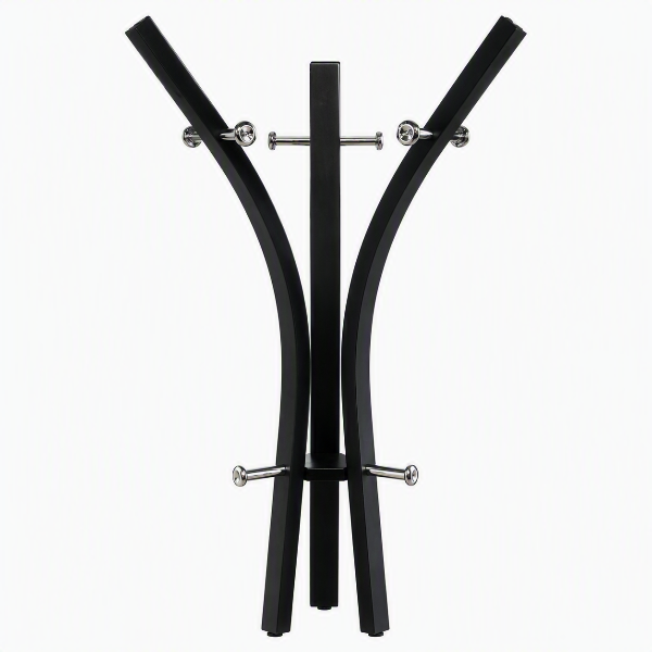 Modern Black Freestanding Coat Rack