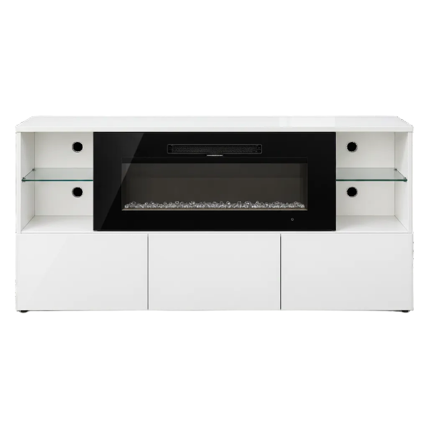 Modern Electric Fireplace T.V. Stand