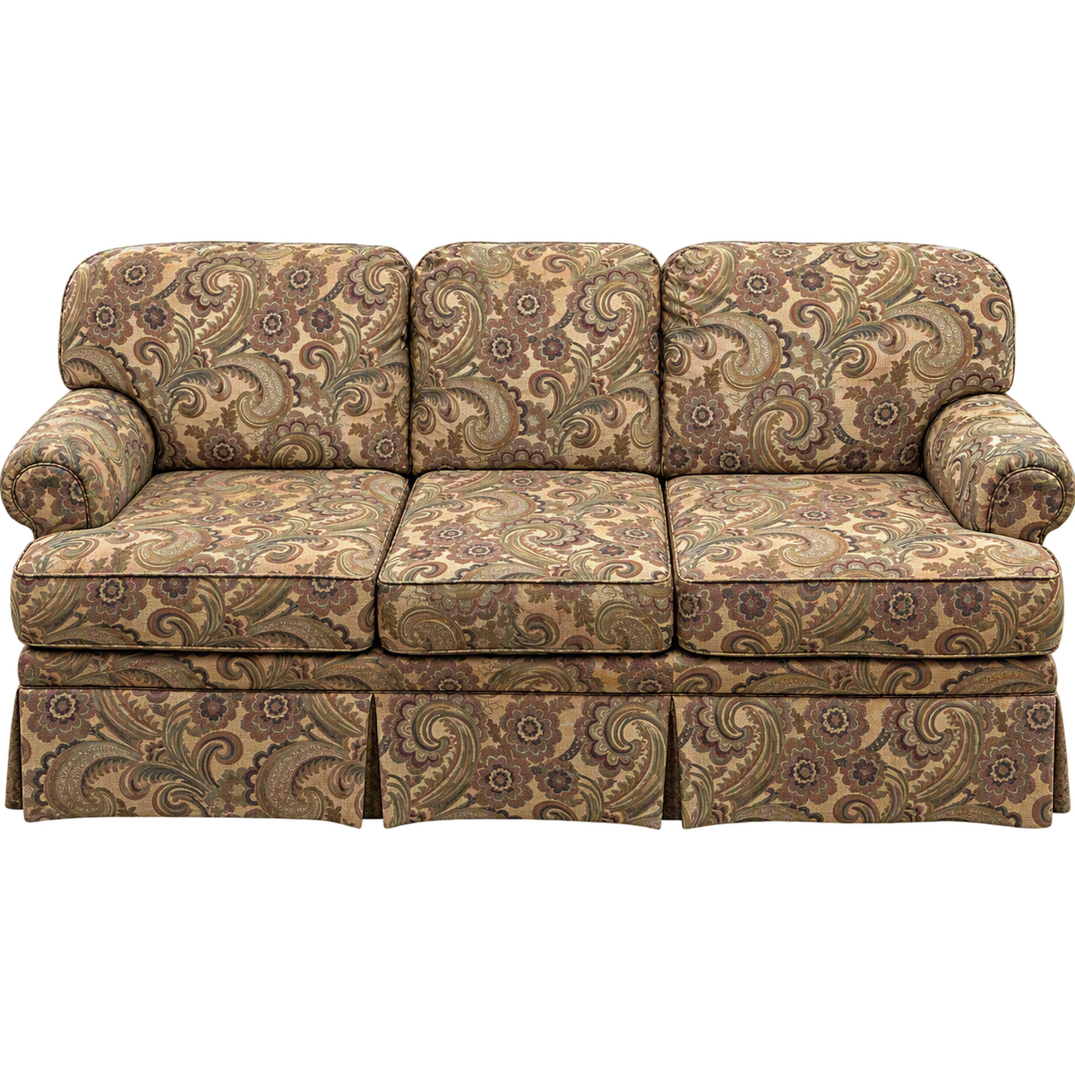 Paisley Pattern 3-Seat Sofa