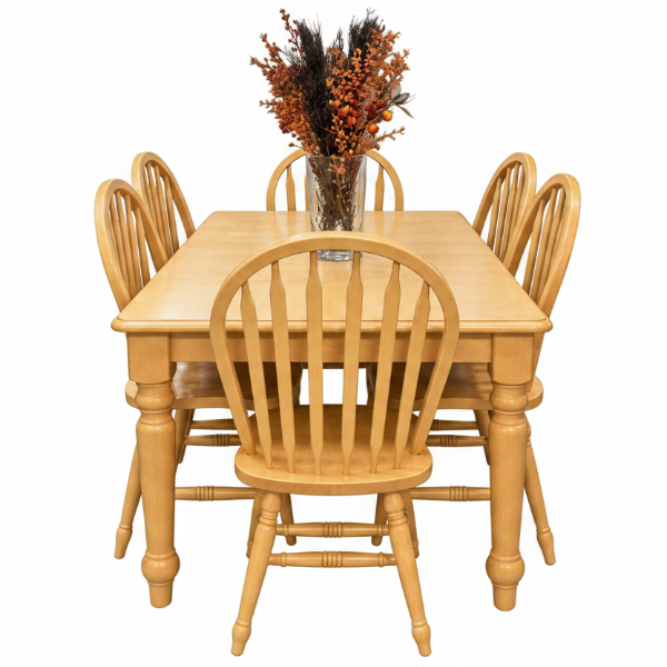 Solid Wood Dining Table & Chair Set