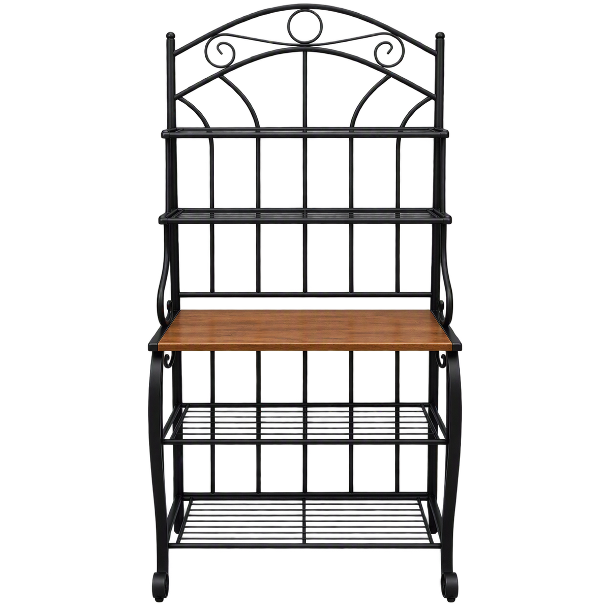 Vintage Industrial Bakers Rack