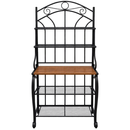 Vintage Industrial Bakers Rack
