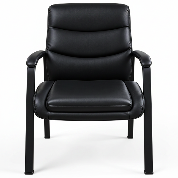 Brand New Black Padded Guest & Office Chair