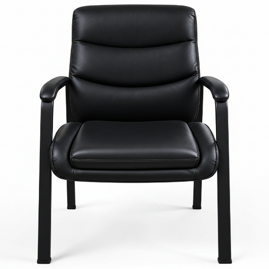 Brand New Black Padded Guest & Office Chair