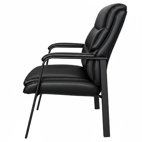 Brand New Black Padded Guest & Office Chair