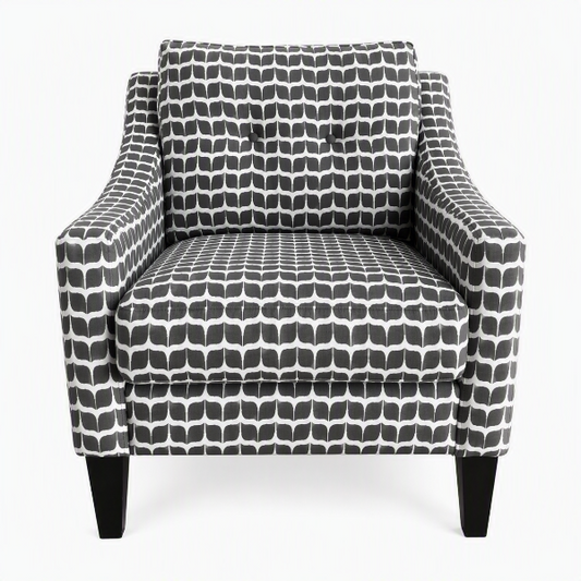 Modern Geometric Accent Chair