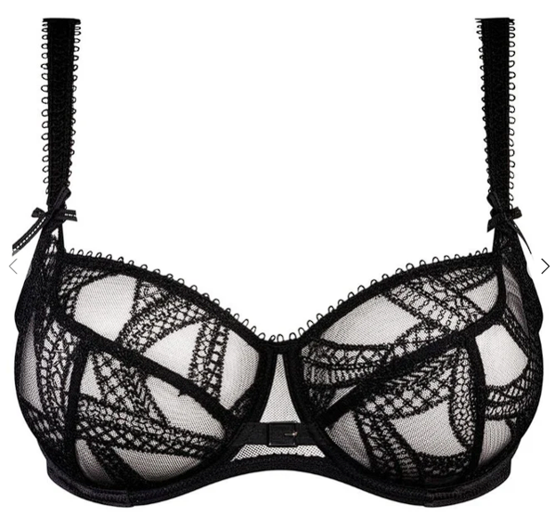 Empreinte Gustave Demi Cup Bra - Black