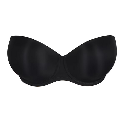 Prima Donna Figuras Strapless Bra - Charcoal