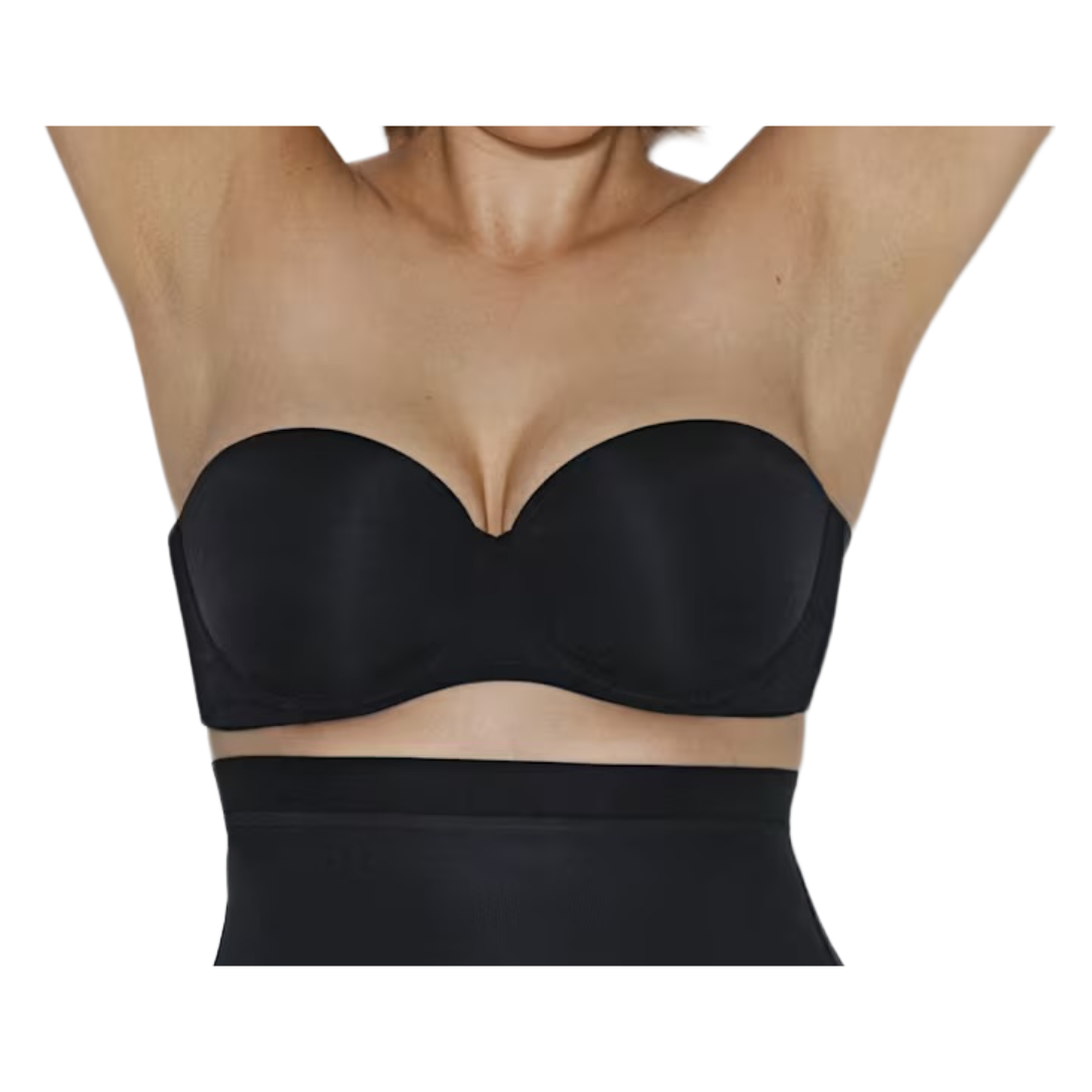 Prima Donna Figuras Strapless Bra - Charcoal