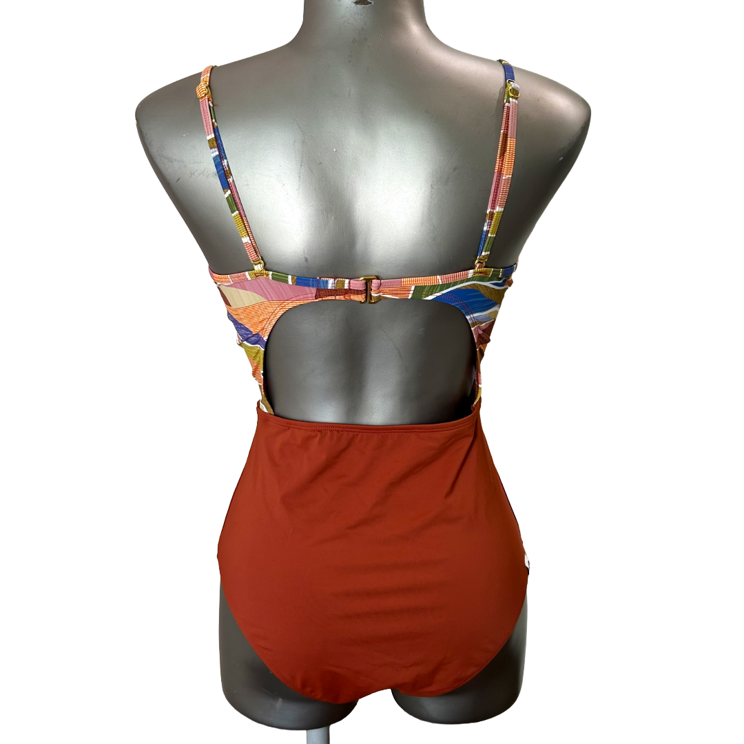Vibrant One-Piece Swimsuit - Sz Large (C4)