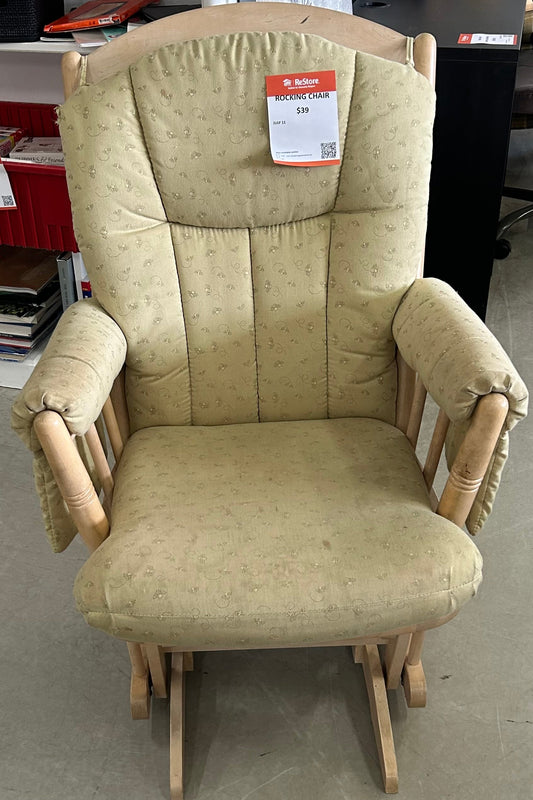 BEE PRINT ROCKING CHAIR