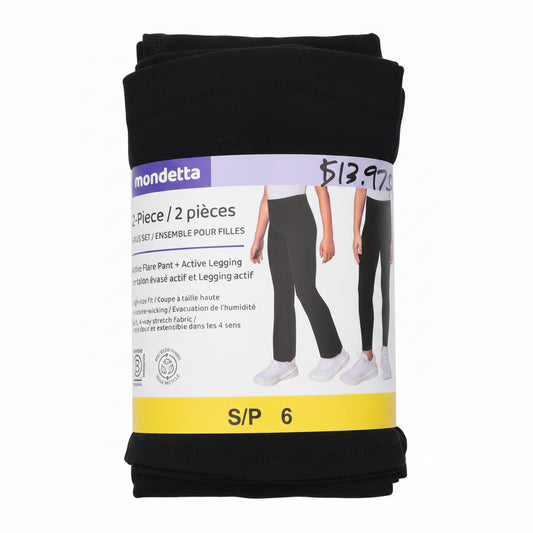 LQ - 2 PIECE GIRLS LEGGINGS - GIRLS SMALL