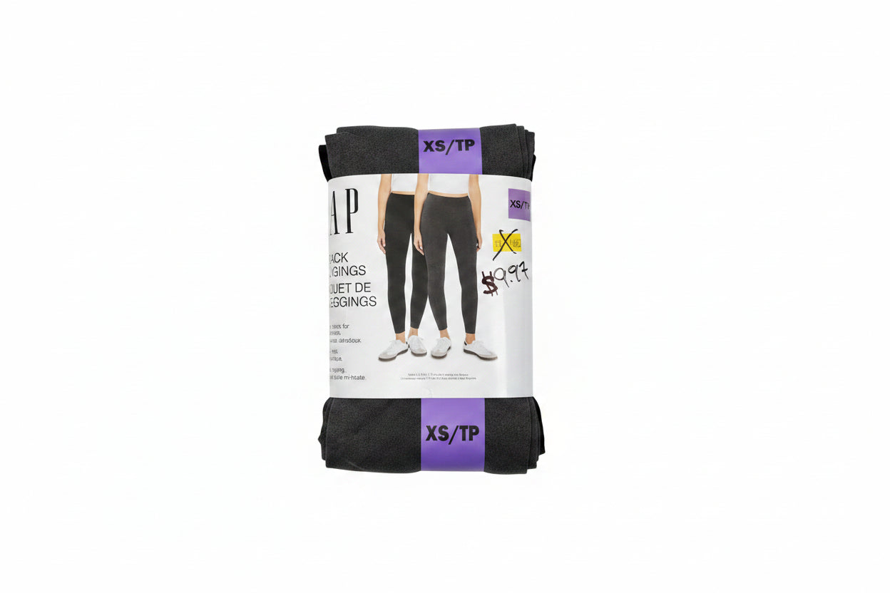 LQ - GAP 2 PACK LEGGINGS - WOMENS EXTRA-SMALL