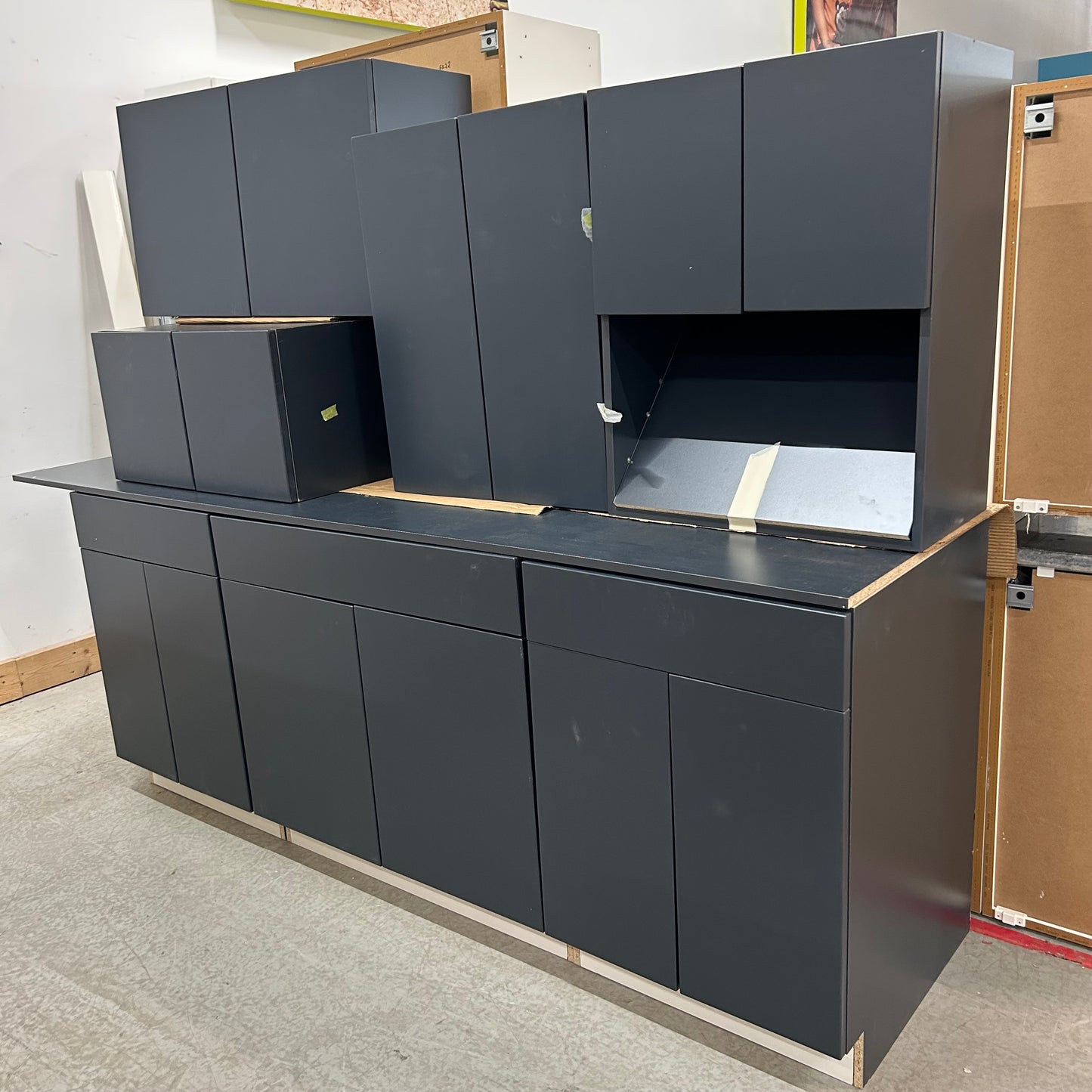 BRAND NEW MIDNIGHT BLUE KITCHEN - CORPORATE DONATION