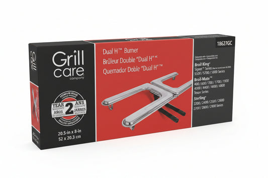 GRILLCARE DUAL H BURNER